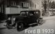 Ford B 1933 - mørkerød. Fra 10-2-1946 til 7-3-1946, 5 personers.